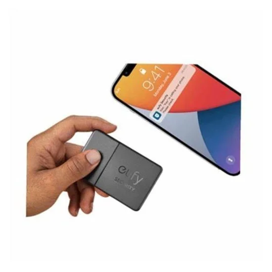 Eufy Security SmartTrack Card with Ultra-Loud Alarm for Apple iPhone - iPad - Black